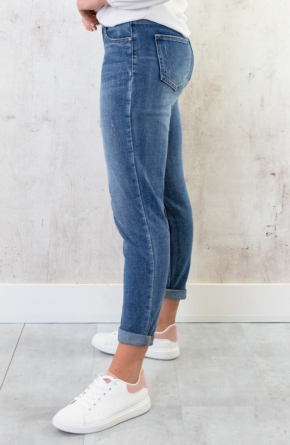 Mom Fit Jeans Dark Blue, Shoparchiv, Foto 2