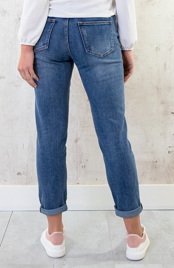 Mom Fit Jeans Dark Blue, Shoparchiv, Foto 3