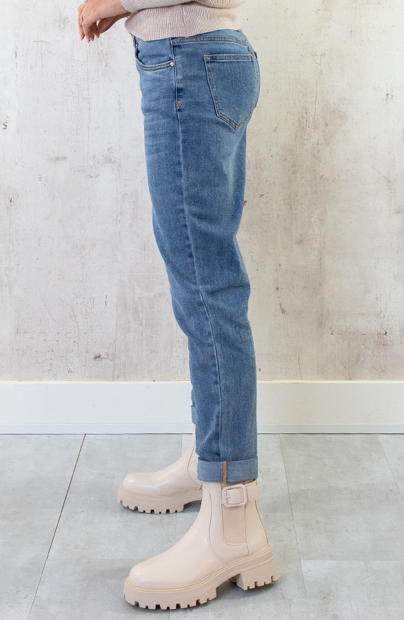 Chelsea Gesp Boots Beige – shoparchief, foto 4