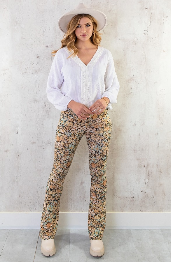 Mousseline Embroidery Oversized Blouse – shoparchief, foto 5