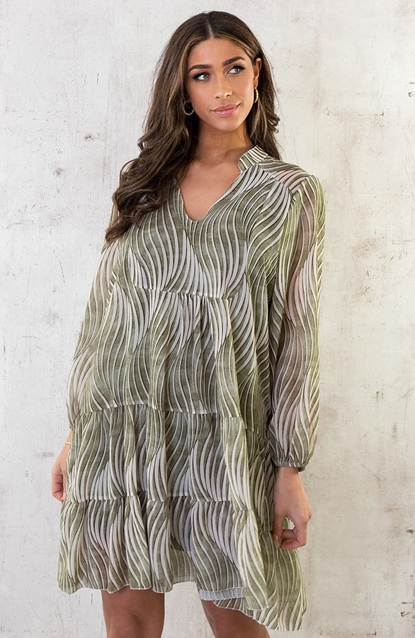 Oversized Tuniek Print Army – shoparchief