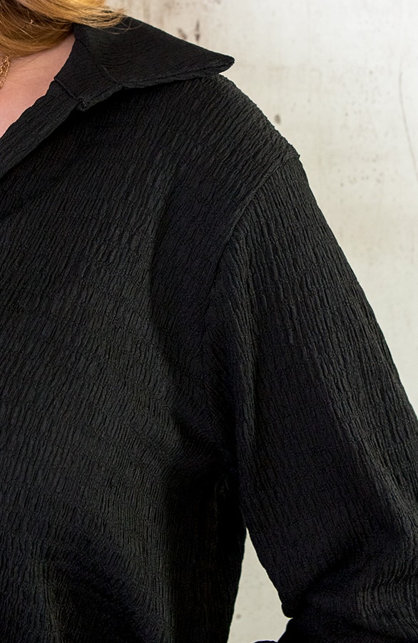 Oversized Venice Blouse Black – shoparchief, foto 10