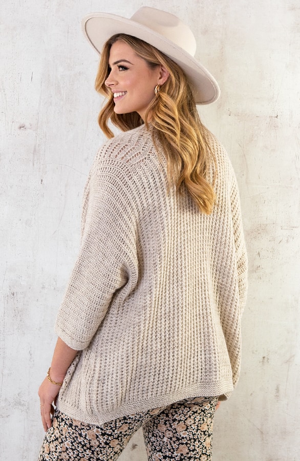 Patroon Vest Beige – shoparchief, foto 4