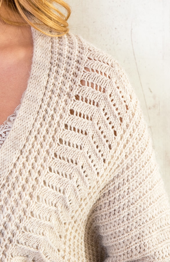 Patroon Vest Beige – shoparchief, foto 5