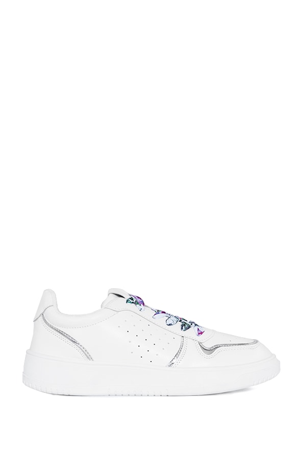 Sneaker Met Bloemen Veter Wit – shoparchief, foto 2