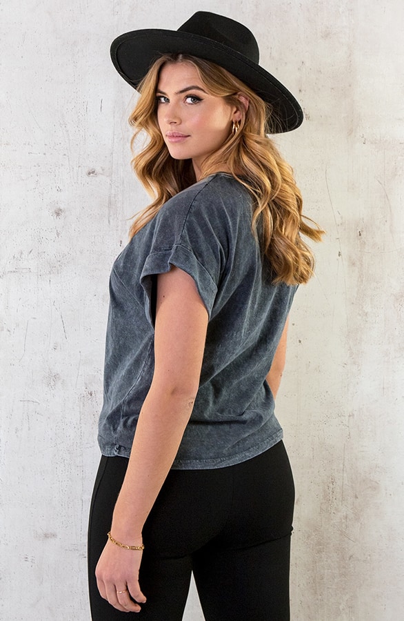 Stonewash T-shirt Fearless Tour – shoparchief, foto 3
