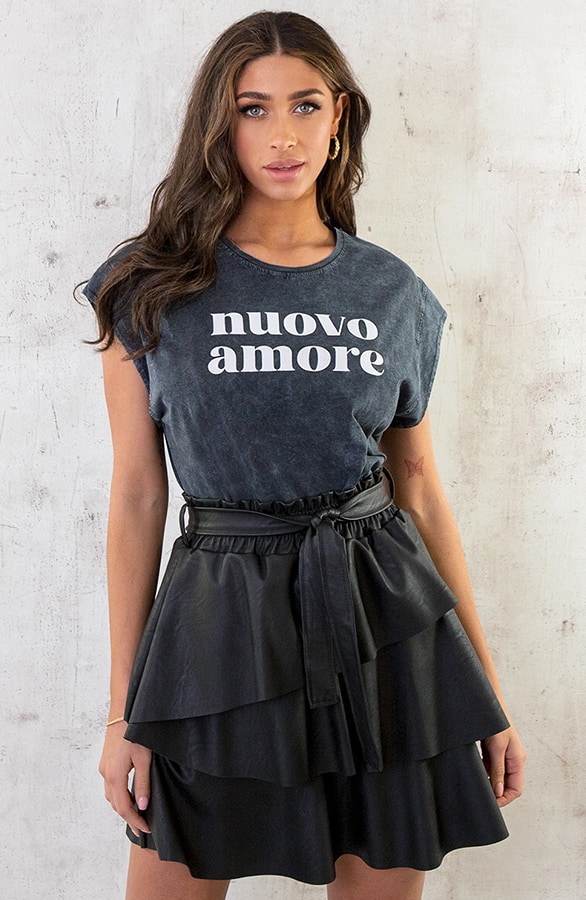 Stonewash T-shirt Nuove Amore – shoparchief, foto 2