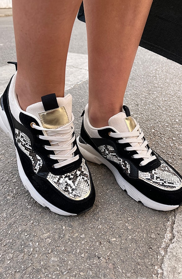 Dad Sneakers Black Snake – shoparchief