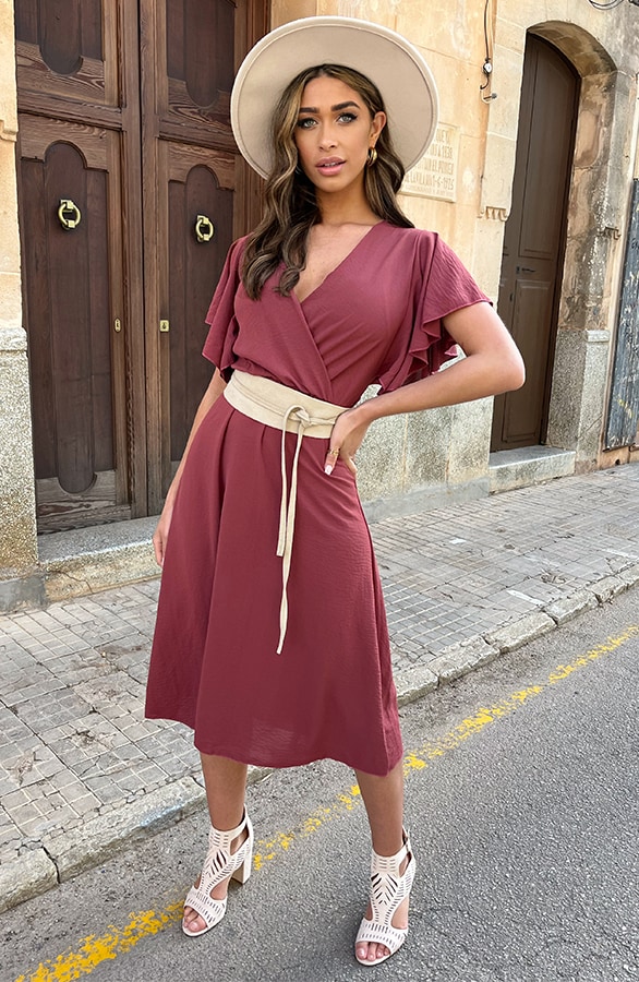 Suede Wikkelriem Light Beige – alle accessoires, foto 6