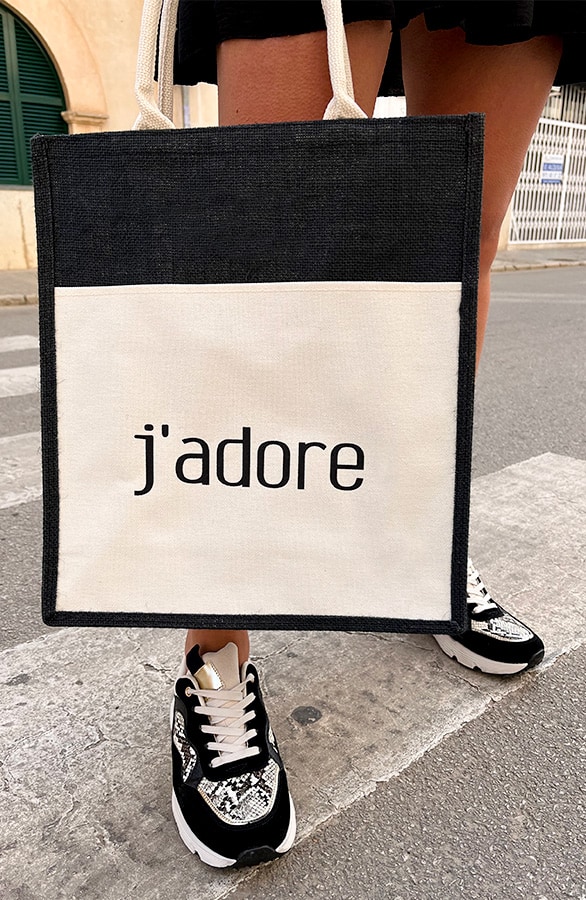 J'adore Tote Bag Black – shoparchief, foto 4