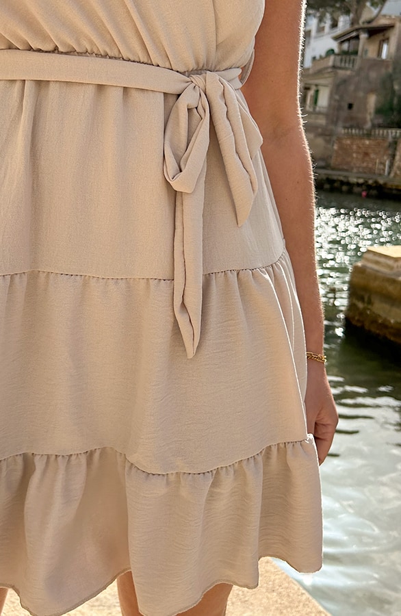 Sienna Jurk Beige – shoparchief, foto 5