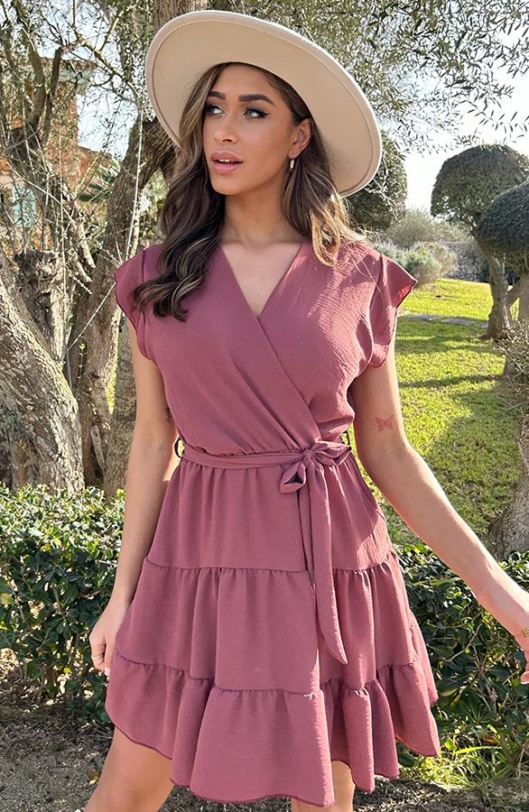 Sienna Jurk Dust Roze – shoparchief, foto 4