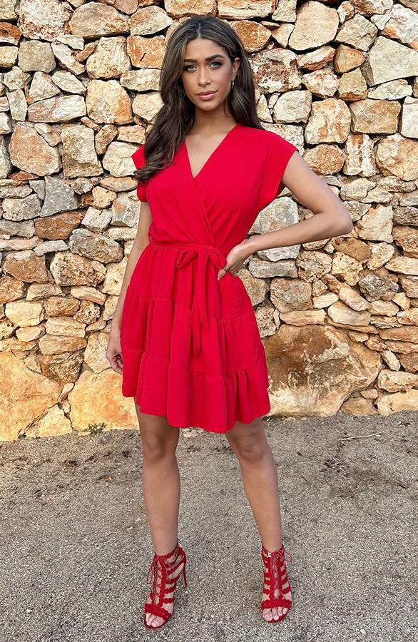 Sienna Jurk Rood – shoparchief, foto 5