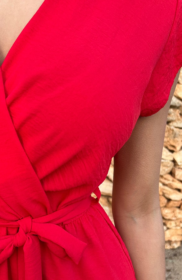 Sienna Jurk Rood – shoparchief, foto 8