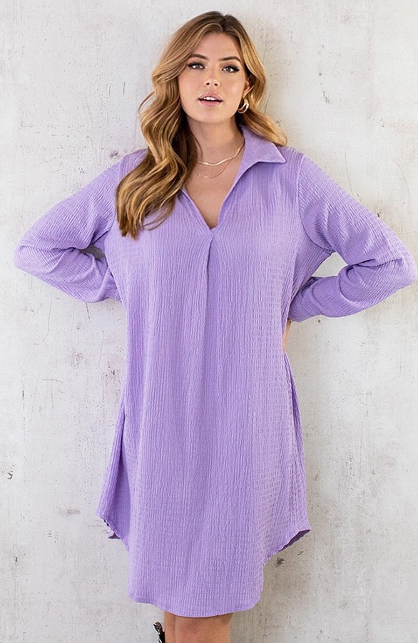 Smocked Blouse Dress Lila – shoparchief