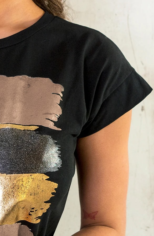 Top Metallic Zwart – tops, foto 13