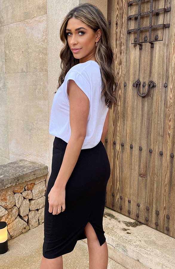 Kokerrok Rib Stretch Black – shoparchief, foto 6