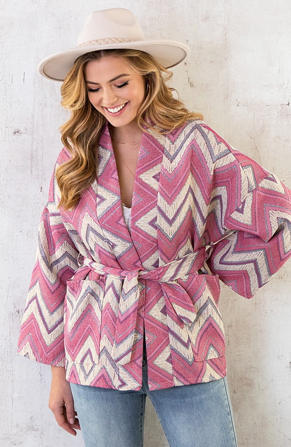 Aztec Kimono Roze – shoparchief, foto 4