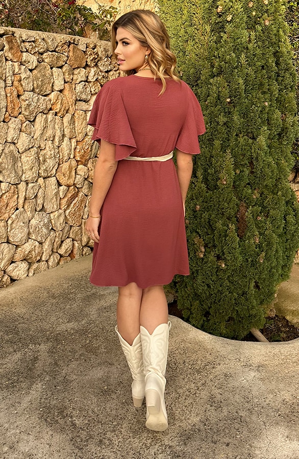 Florence Jurk Dust Roze 2.0 – jurken, foto 11