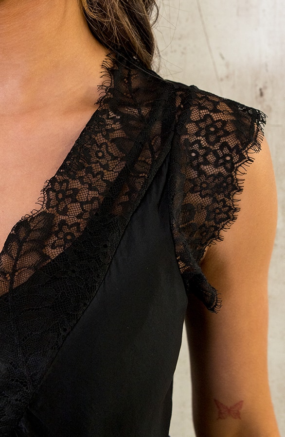 Luxury Kanten Top Exclusive Zwart – shoparchief, foto 6