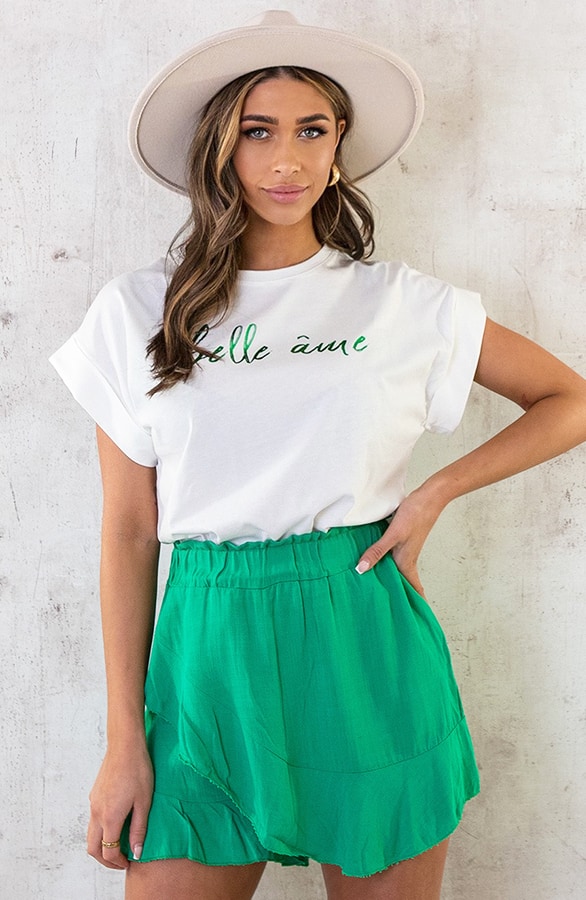 T-shirt Belle Ame Bright Green – shoparchief, foto 8