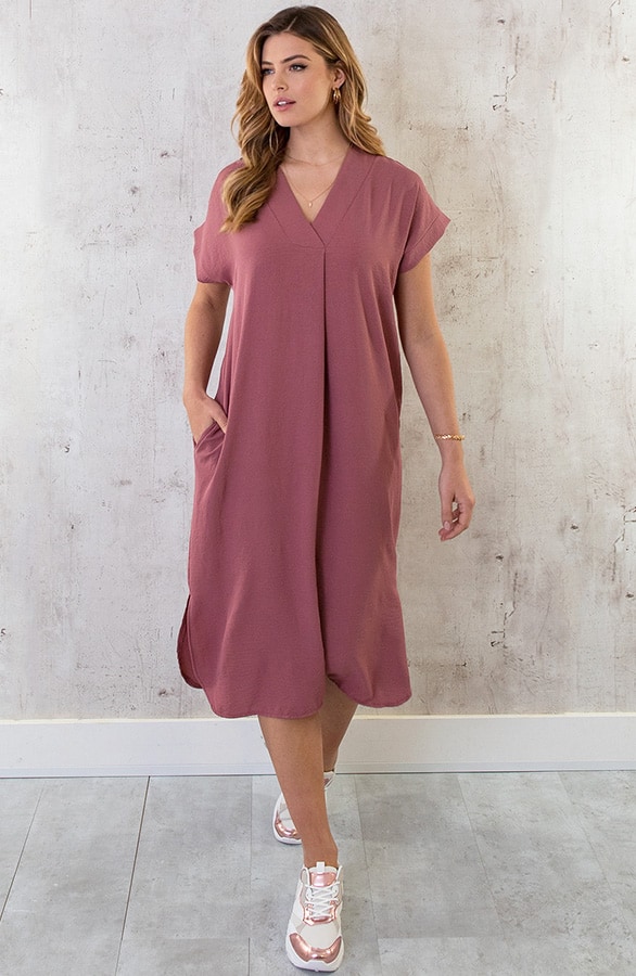 Palermo Pocket Jurk Dust Roze – shoparchief, foto 8