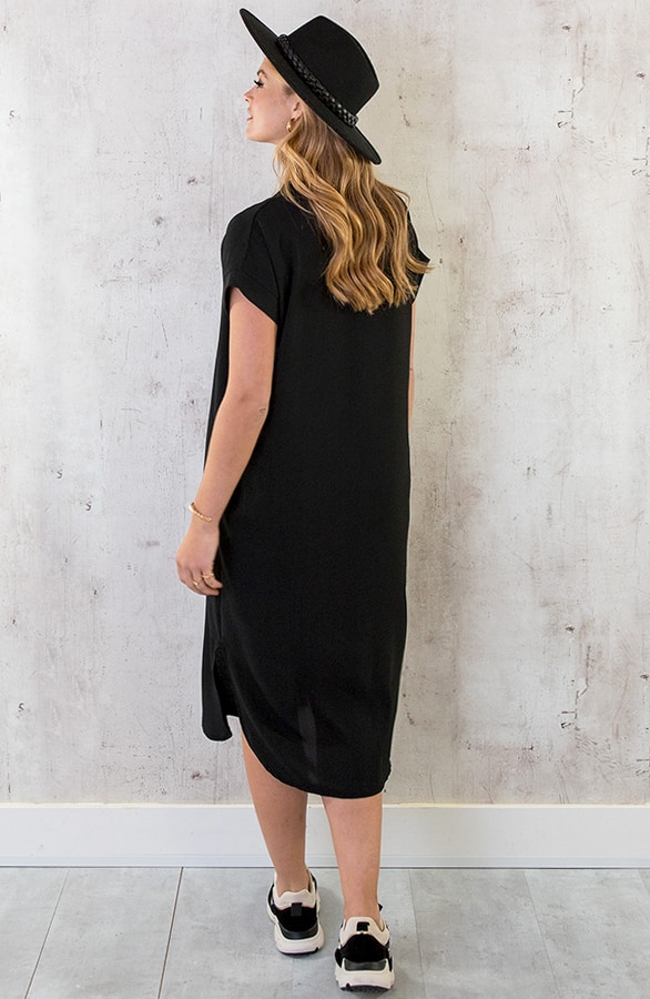 Palermo Pocket Jurk Zwart – shoparchief, foto 14