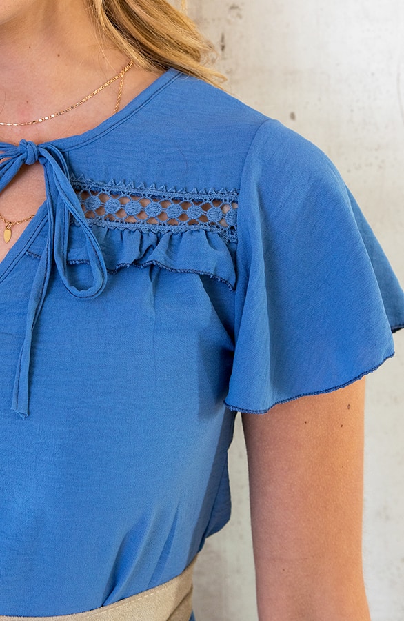 Puglia Dress Jeansblauw – shoparchief, foto 7
