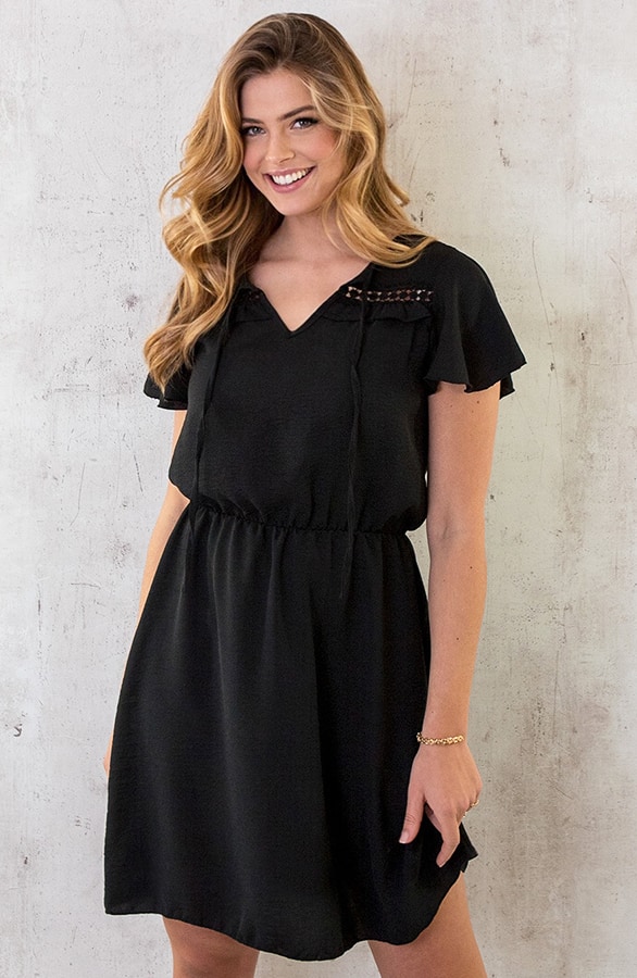 Puglia Dress Zwart – shoparchief, foto 6