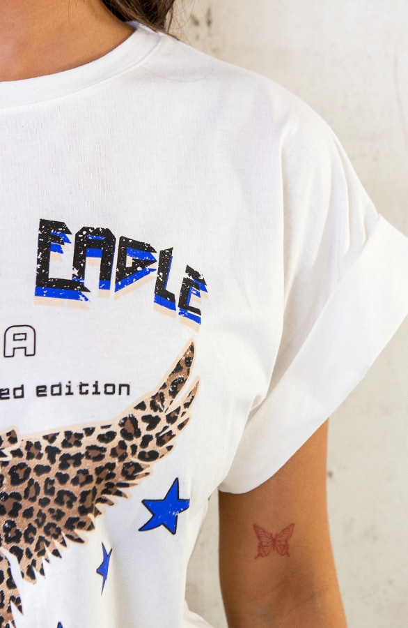 T-Shirt Eagle Kobalt – shoparchief, foto 5