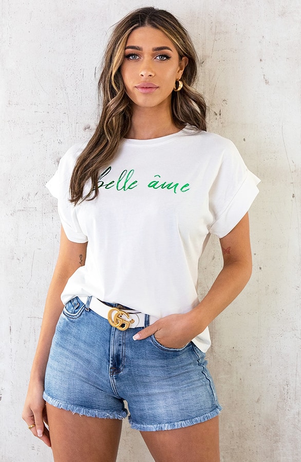T-shirt Belle Ame Bright Green – shoparchief