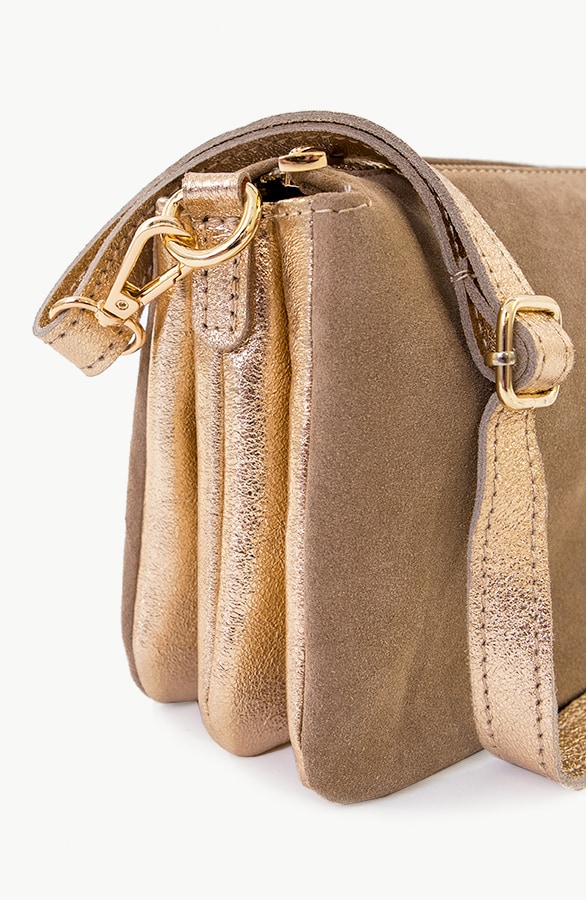 Tas Klein Taupe Goud – shoparchief, foto 3