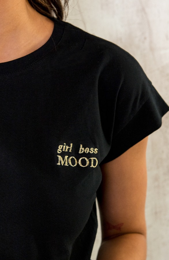 Top Girl Boss Mood Zwart Goud – shoparchief, foto 5