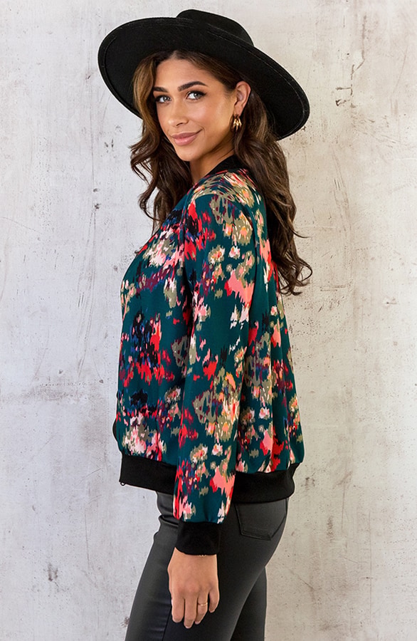 Bomberjacket Multicolor Smaragd – shoparchief, foto 5