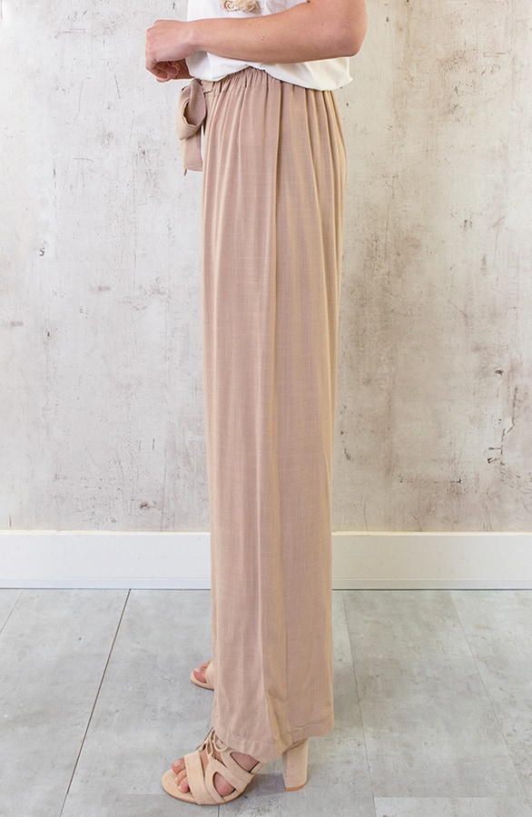 Linnen Broek Beige – shoparchief, foto 8