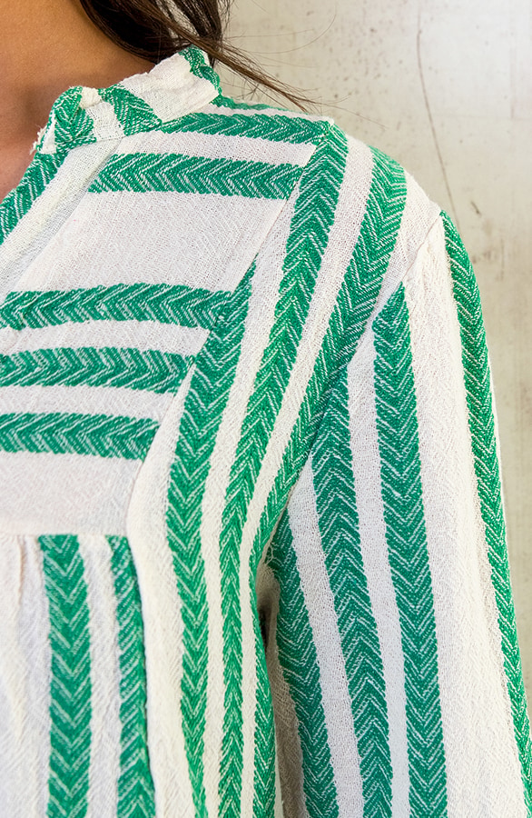 Kelim Tuniek Katoen Bright Green – shoparchief, foto 6