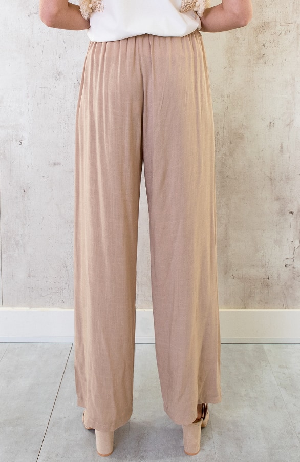Linnen Broek Beige – shoparchief, foto 9