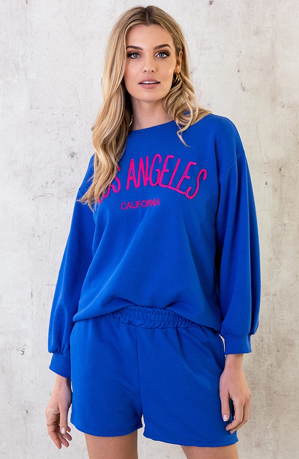 Los Angeles Comfy Trui Kobalt – shoparchief, foto 3