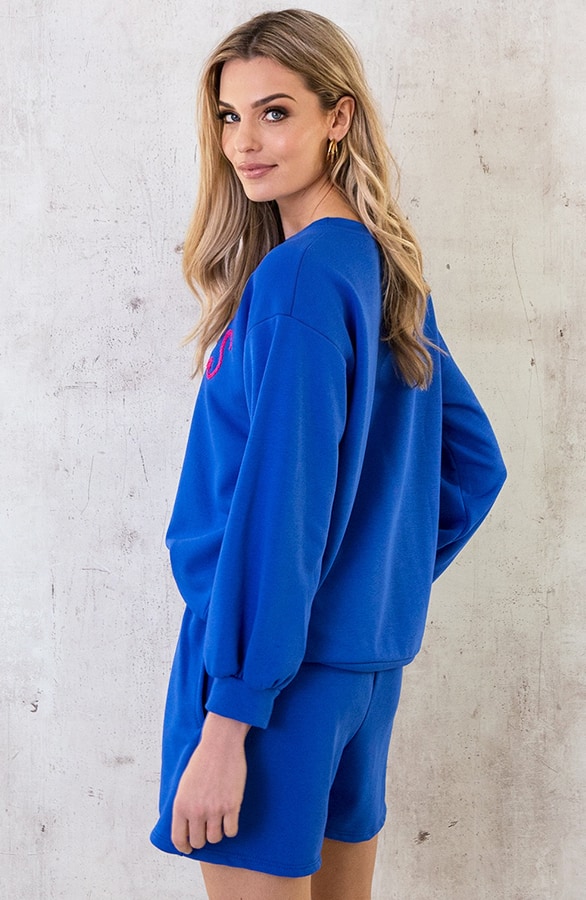 Los Angeles Comfy Trui Kobalt – shoparchief, foto 6