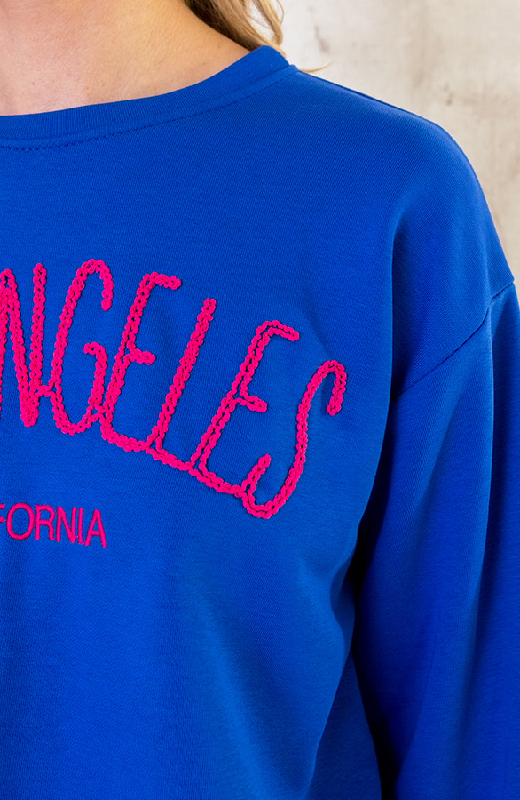 Los Angeles Comfy Trui Kobalt – shoparchief, foto 7
