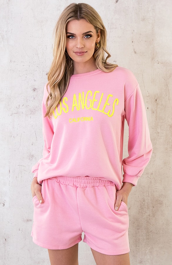 Los Angeles Comfy Trui Roze – shoparchief