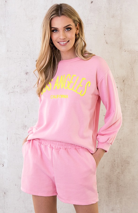 Los Angeles Comfy Short Roze – shoparchief, foto 4