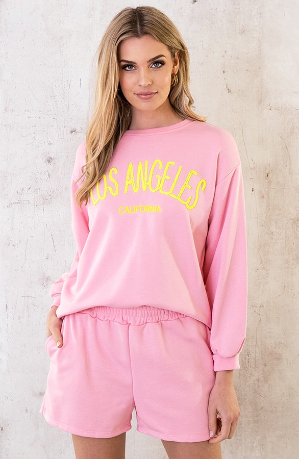 Los Angeles Comfy Short Roze – shoparchief, foto 3