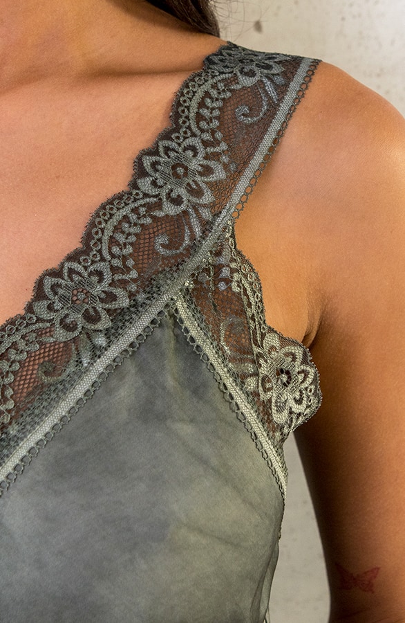 Luxury Kanten Top Army – shoparchief, foto 4