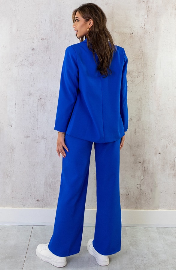 Oversized Blazer Dames Kobalt – shoparchief, foto 9