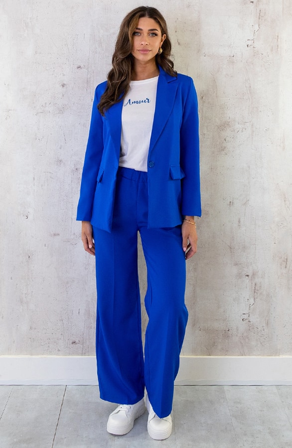 Palazzo Pants Dames Kobalt – shoparchief, foto 5