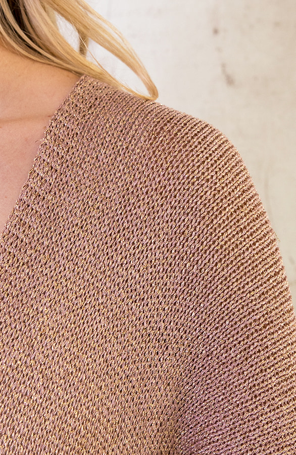Cardigan Lurex Roségold, Shoparchiv, Foto 9