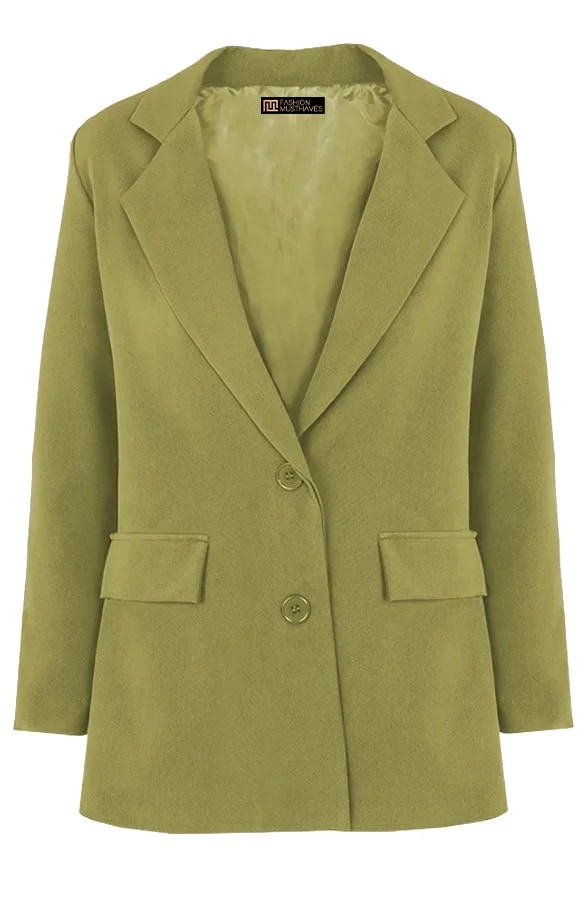 Classic Blazer Olive – shoparchief
