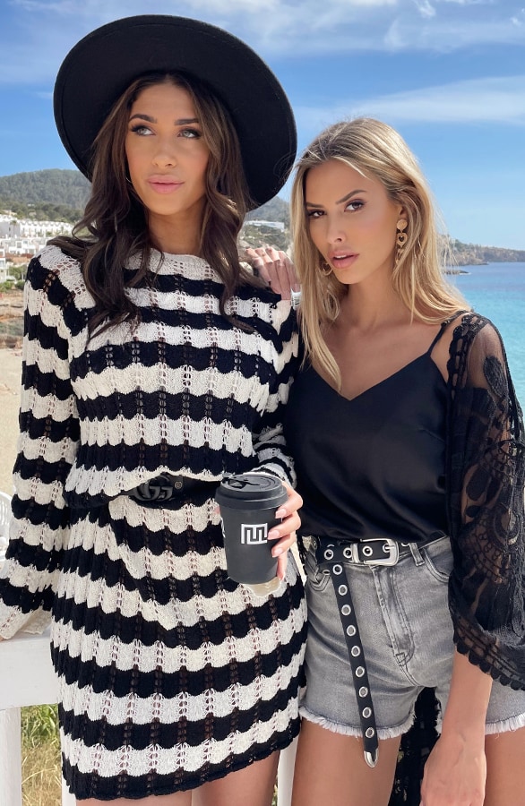 Kanten Kimono Boho Zwart – shoparchief, foto 9