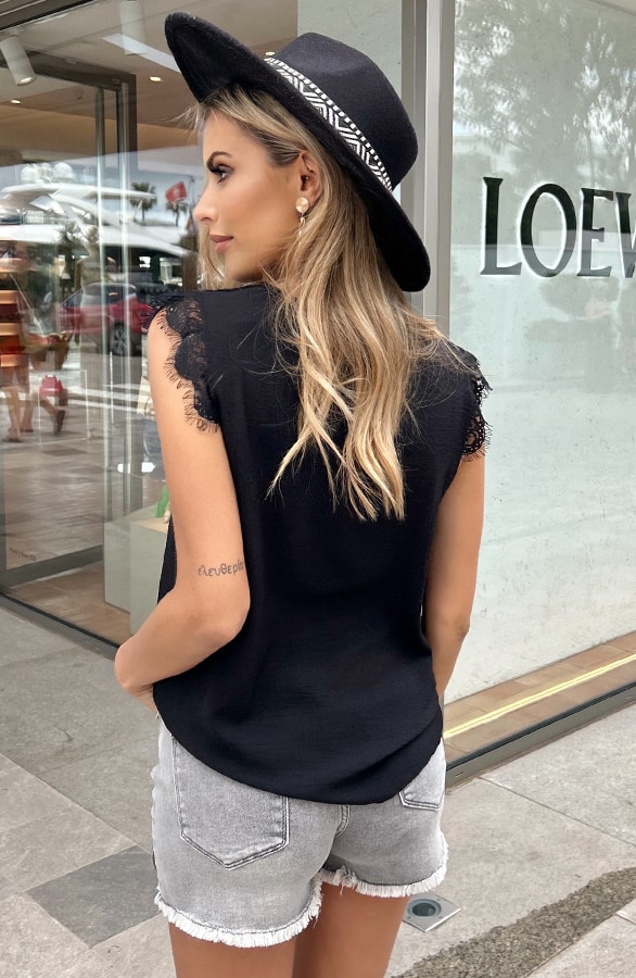 Denim Shorts Grau, Jeans, Foto 4